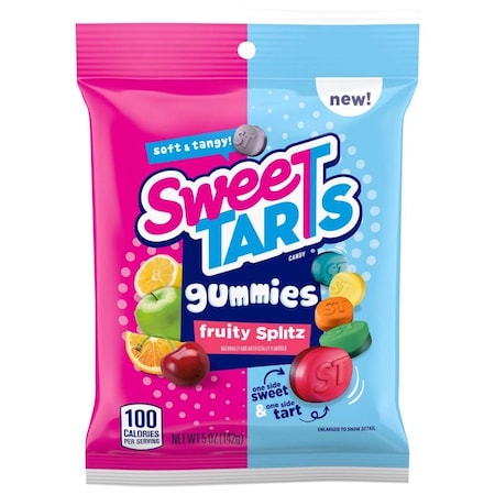 Sweetarts SweetTARTS Fruity Splitz Gummi Candy 5 oz, PK12 07459